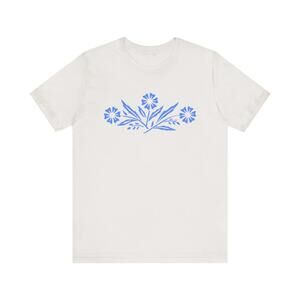 Cornflower Blue T-Shirt  Retro Tee